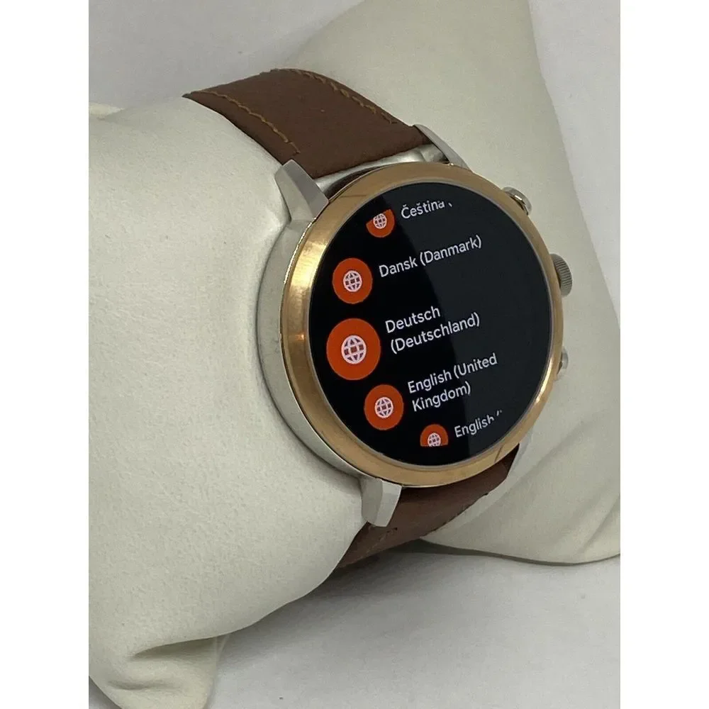 Fossil Gen 4 Authentic Digital Dial Smart Watch Custom Band FTW6016 DC89